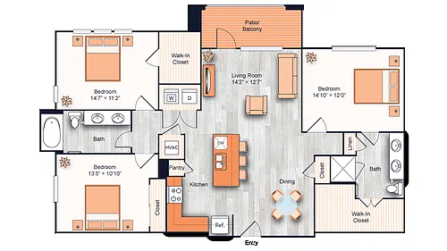 Floor plan C1