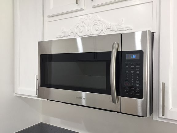 stainless steel microwave