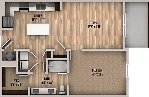 Floor plan A1W