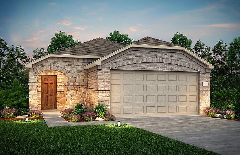 Taft, one-story home shown with exterior R
