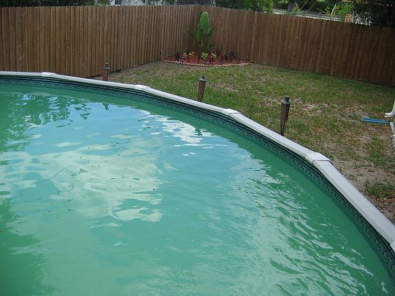 Pool w/privacy fence