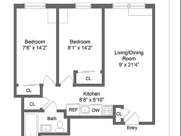 2nd image of 416 W 23rd St APT 3A