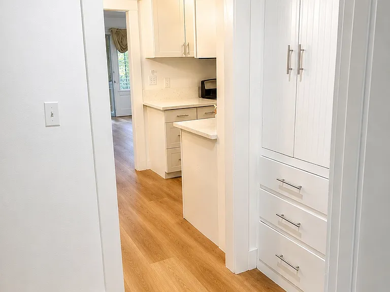 Hallway built in closet
