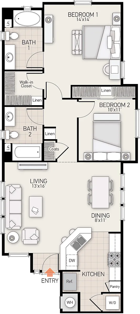 Floor plan Plan C