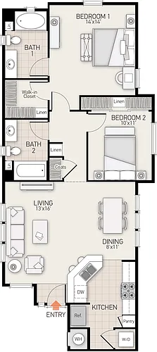 Floor plan Plan C