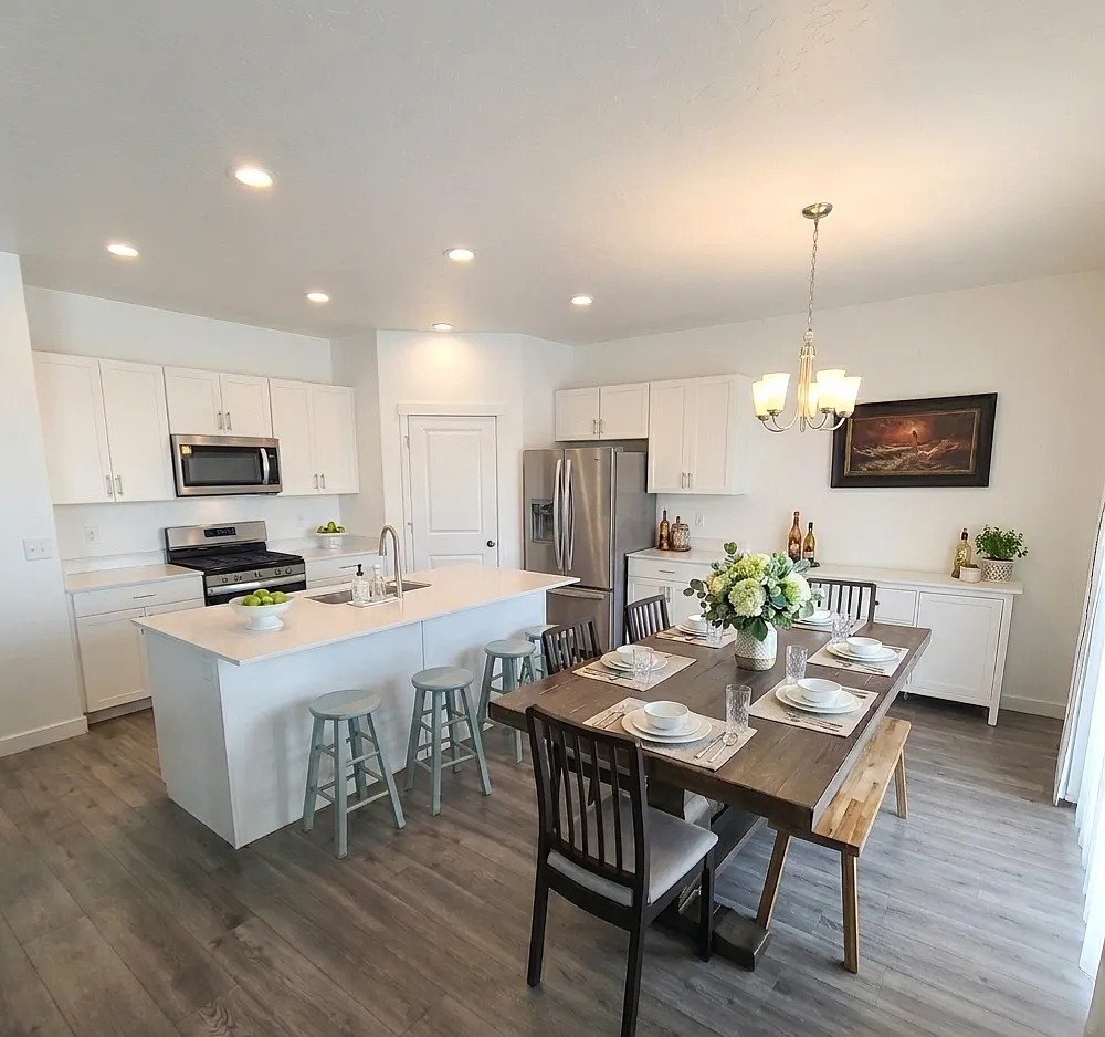 Main Floor: Kitchen and Dining Room - 801 N 3820 W
