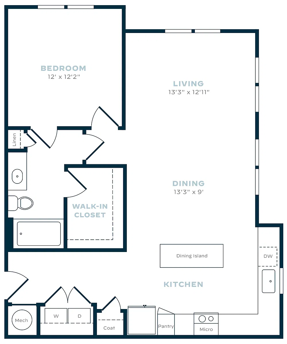 Floor plan A3 80 - Essential Housing