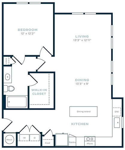 Floor plan A3 80 - Essential Housing