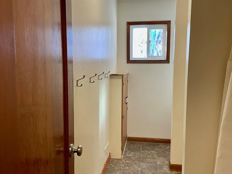Bathroom from hallway