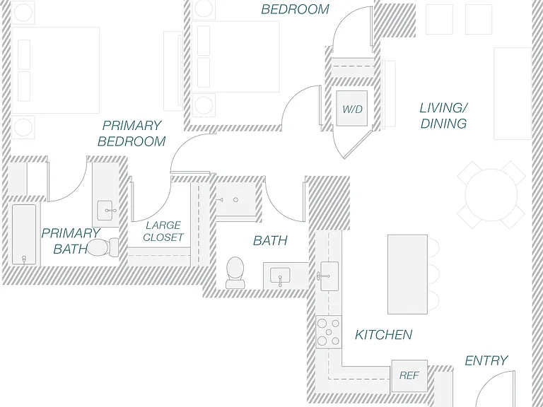 2-8B floor plan Astra Tower