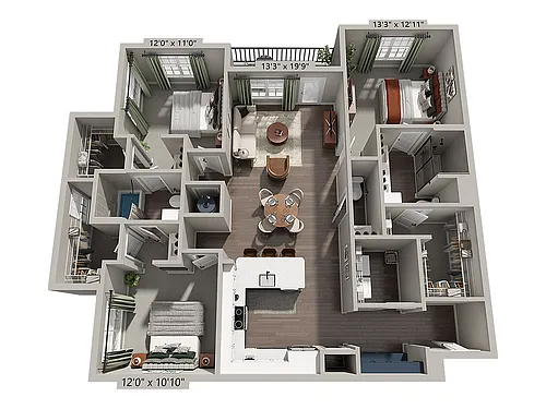 Floor plan C1