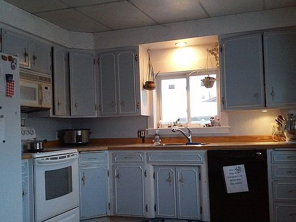 North window in kitchen.