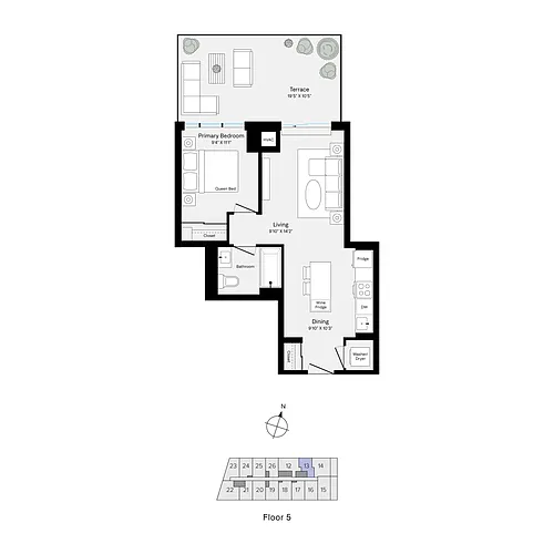 Floor plan E513