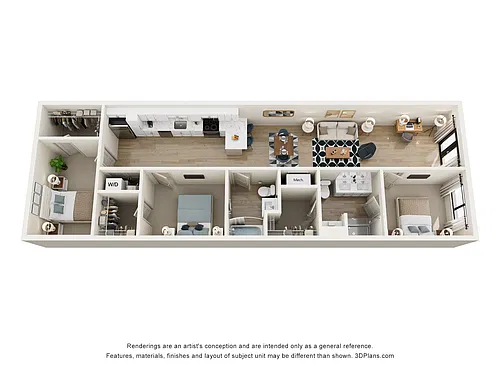 Floor plan The Crosscurrent