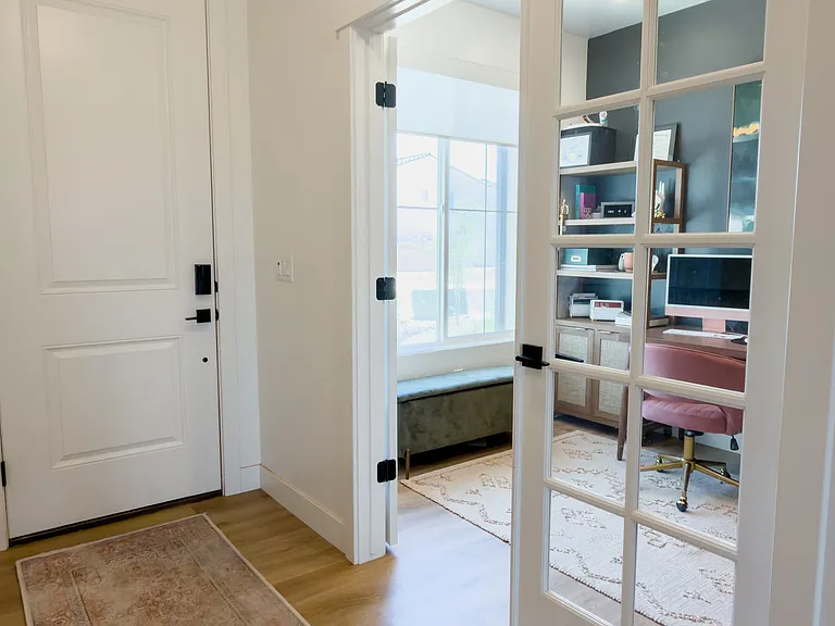 Entryway and office entrance
