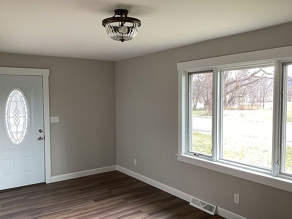 Front entrance & living room