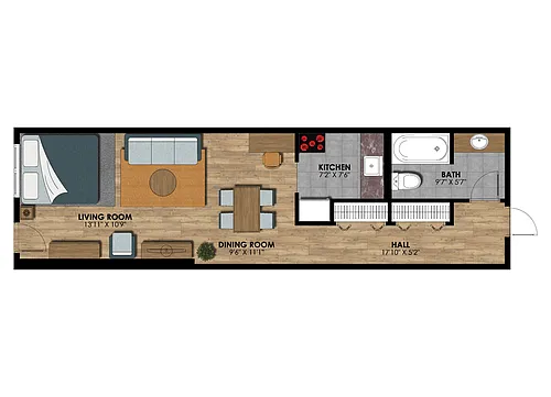 Floor plan The Scott