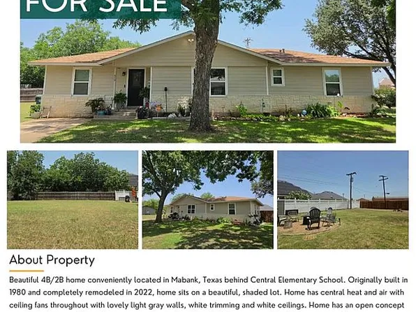 519 E Mae Dr, Mabank, TX 75147
