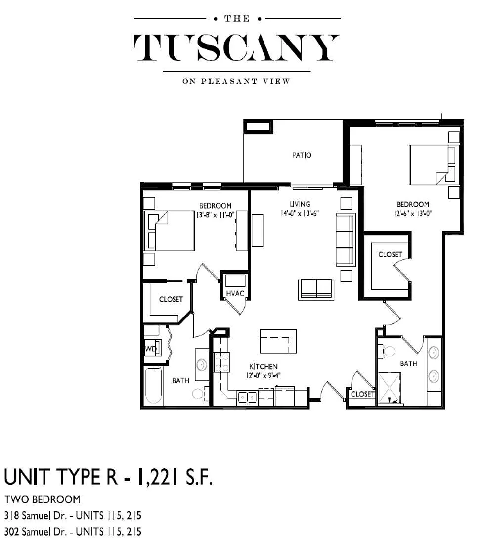 Floor plan Type R