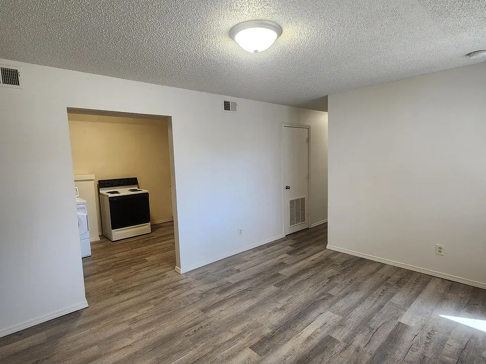 New paint and flooring in the living room
