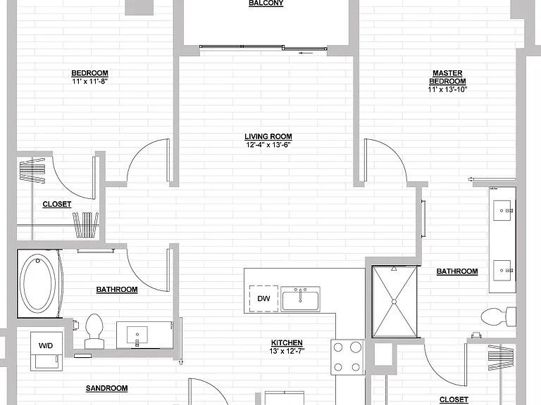 B2 floor plan Pierside South