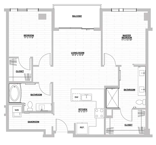 Floor plan B2a