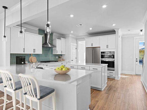 Stunning Kitchen. Model Home Representation.