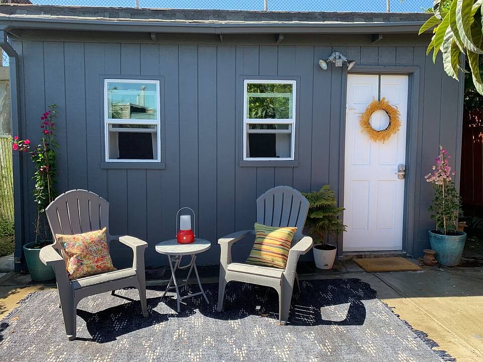 Outside on a sunny day