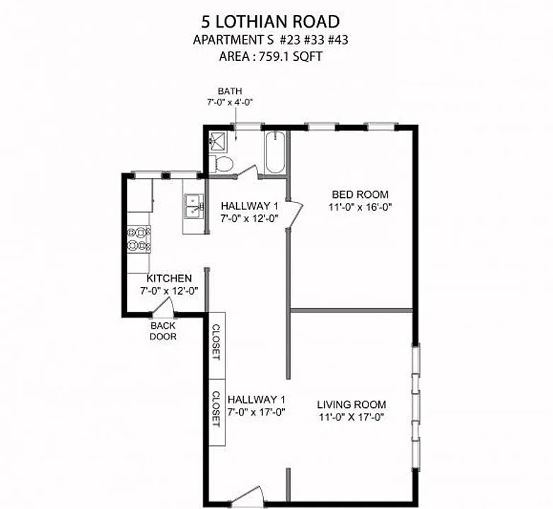43-5 Lothian Rd #43