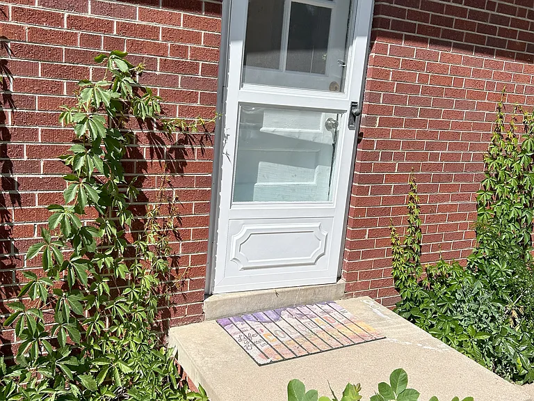 Side of house entrance