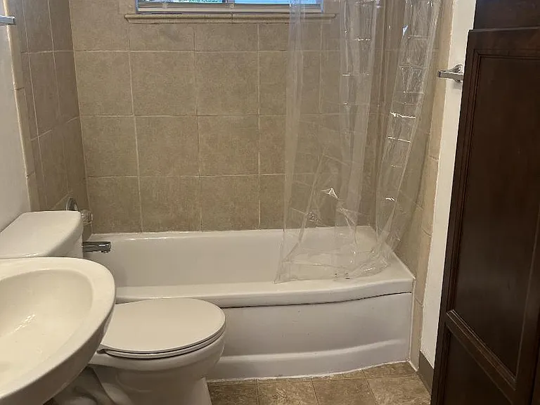 Updated modern bathroom