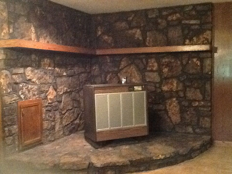 wood stove and heat pump