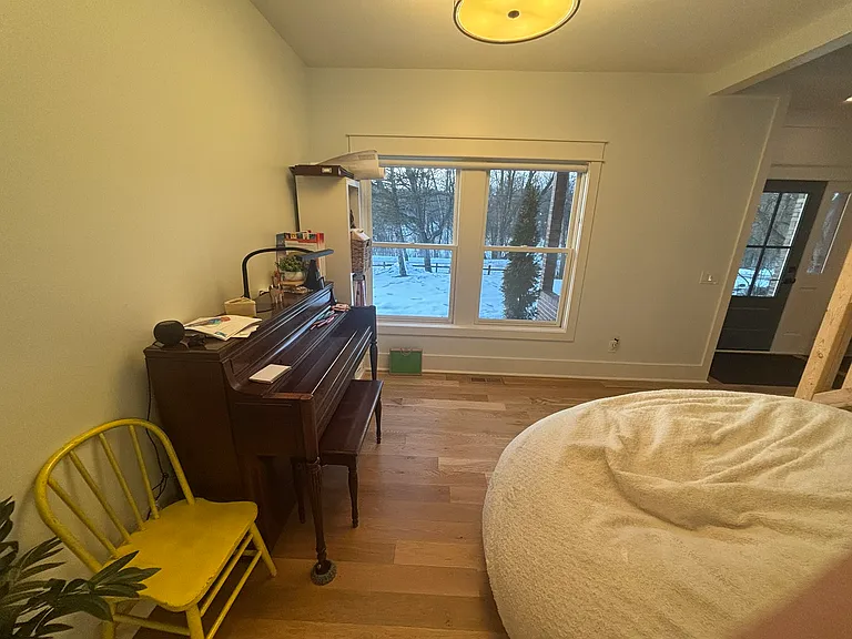 Main floor near front door.