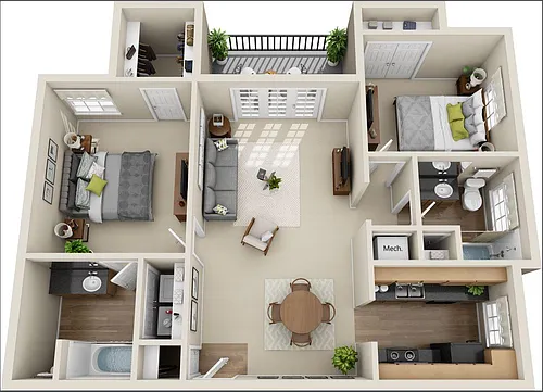 Floor plan B2