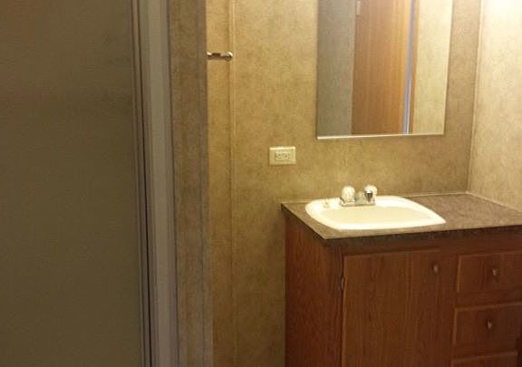 master bath - shower sink