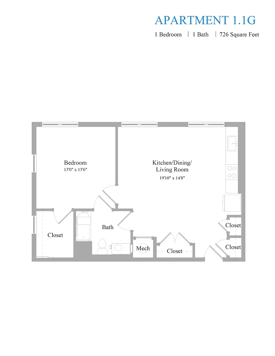 Floor plan 1G