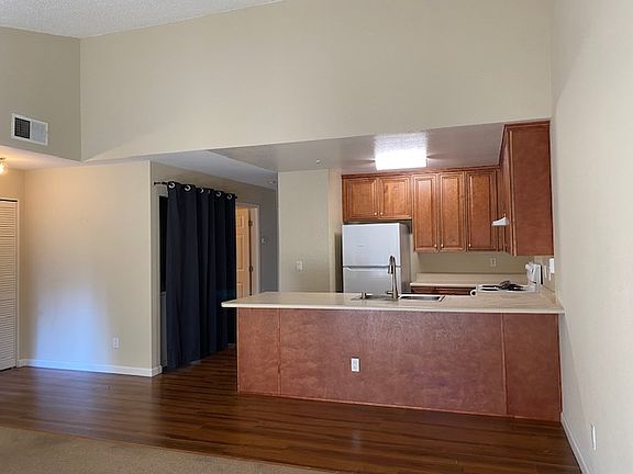 Living room as high ceilings.