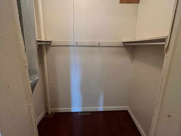 Large closet at top of stairs