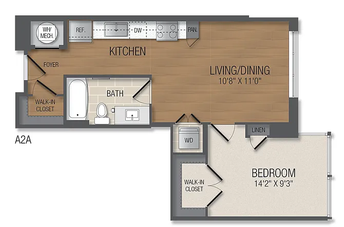 Floor plan A1A