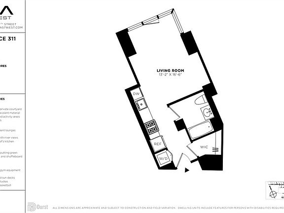 2nd image of 625 W 57th St APT 311