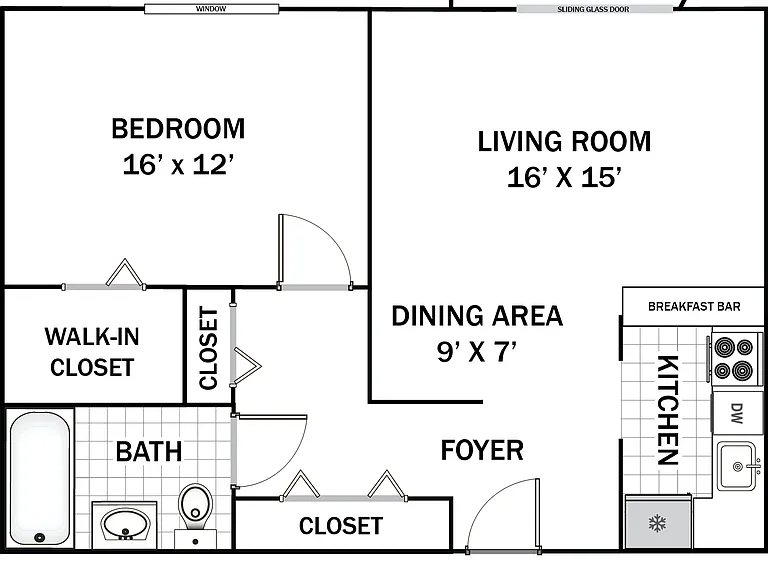 Radcliff House 1 Bd - 1 Ba Radcliff House 1 Bd - 1 Ba