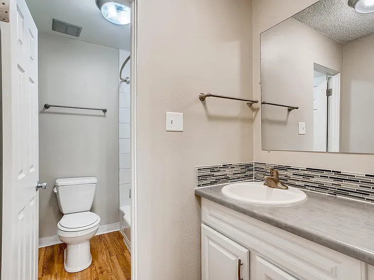 A Standard Bathroom at Mondrian Colorado Apartments
