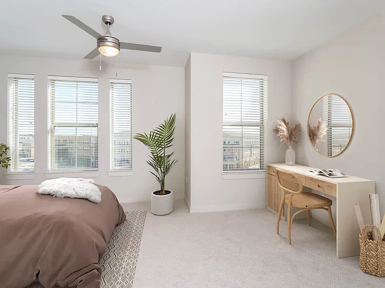 Carpeted Bedroom