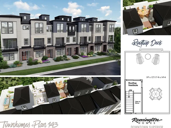 The 143 Plan, Remington Homes at Downtown Superior