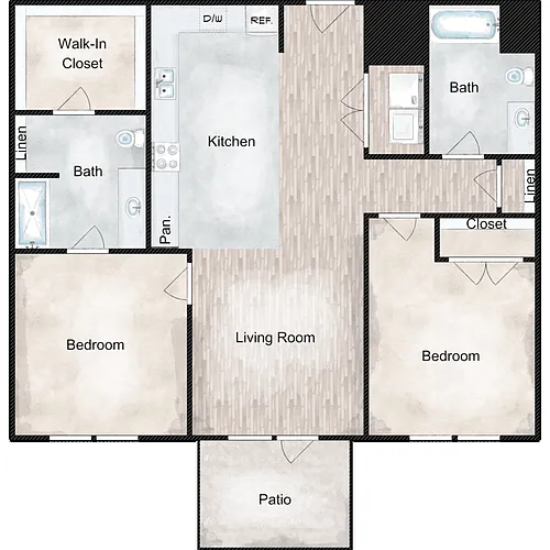 Floor plan B1
