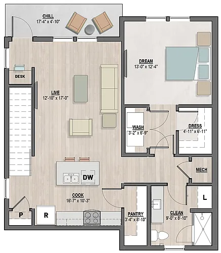 Floor plan Dorian