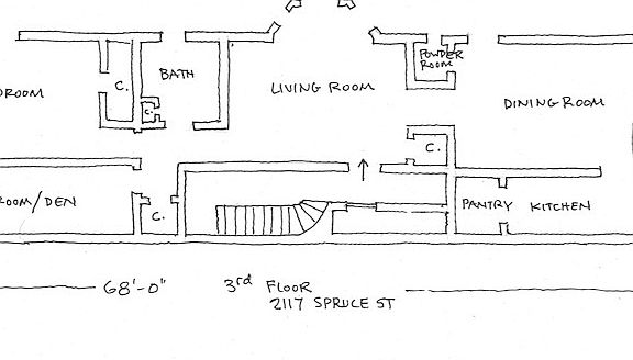 2nd image of 2117 Spruce Street # Fl 3rd