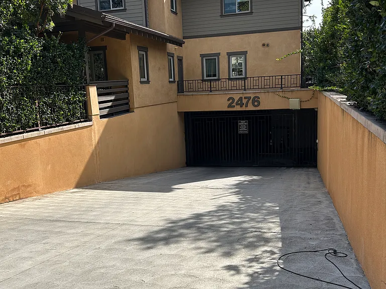 Underground garage entrance