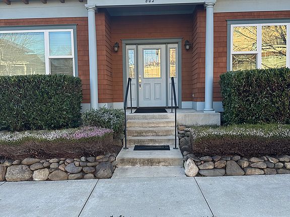 Front door along Plum Ridge Drive