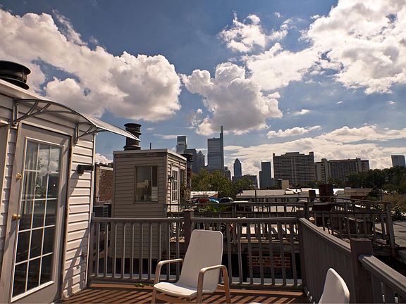 Roof Deck with view of Center City.